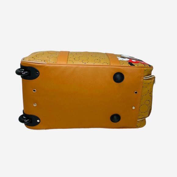 Disney Mickey Mouse Bioworld Duffel Bag - Travel Bag Carry on w/ Wheels NWT - Picture 11 of 13